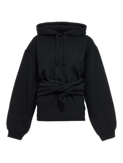 Y/project Wire Wrap Hoodie In Black