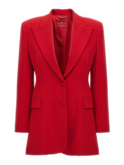 Ermanno Scervino Single-breasted Blazer In Red