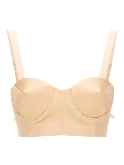 Maison Margiela Toe Cup Bra In Pink