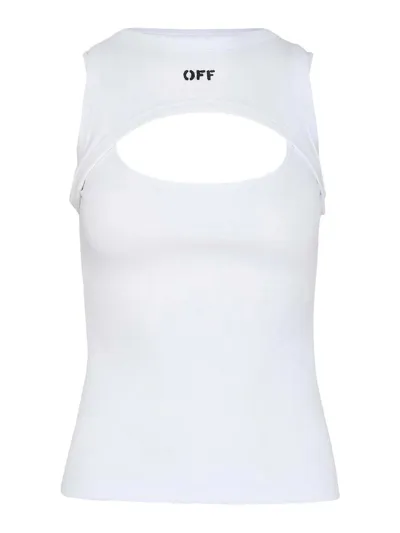 Off-white Off-stamp Top In White