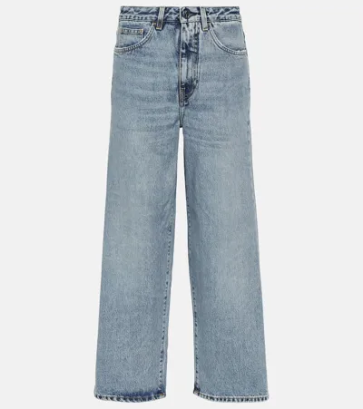 Totême High-rise Wide-leg Jeans In Blue