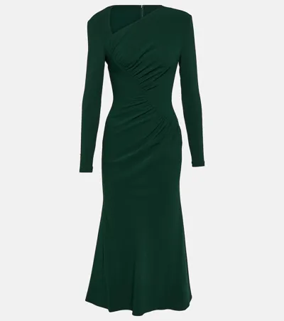 Roland Mouret Cady Midi Dress In Green