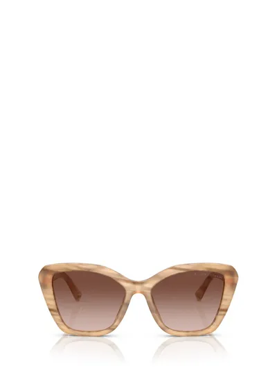 Ralph Lauren Eyewear Oval Frame Sunglasses In Brown