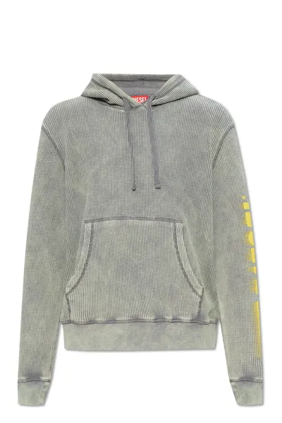 Diesel S Ginafy Drawstring Hoodie In Grey