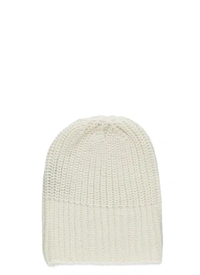 Andrea Ya'aqov Wool Beanie In White