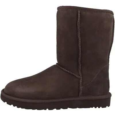 Pre-owned Ugg Classic Short Ii Damen Stiefel Boots Stiefeletten Winterschuhe Winterstiefel In Braun