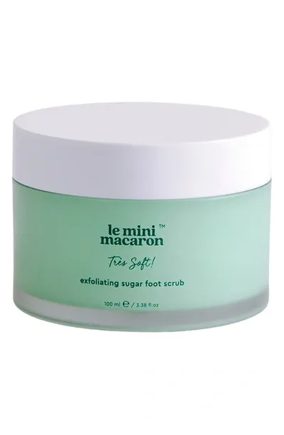 Le Mini Macaron Très Soft Exfoliating Sugar Foot Scrub In White