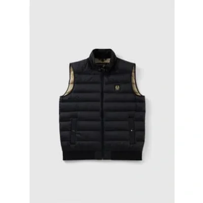 Belstaff Mens Circuit Gilet In Black In Black Fabric