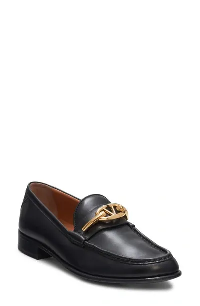 Valentino Garavani Vlogo Gate Loafer In Black