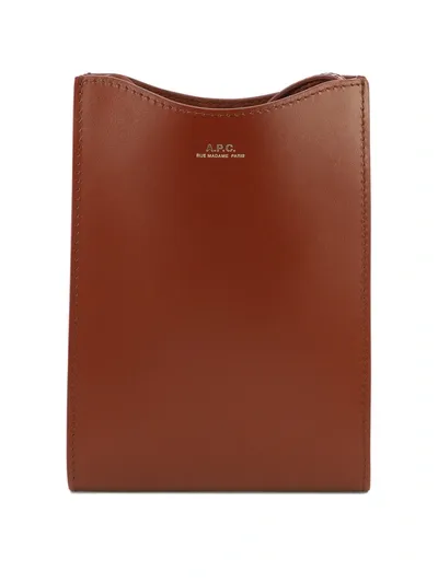 Apc A.p.c. "jamie" Pouch In Brown