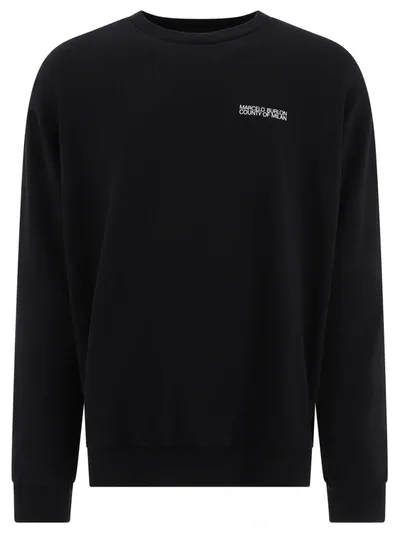 Marcelo Burlon County Of Milan Motif Printed Sweatshirt In Black