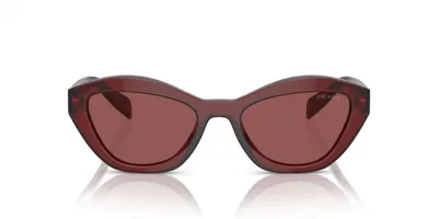 Prada Eyewear Cat In Red