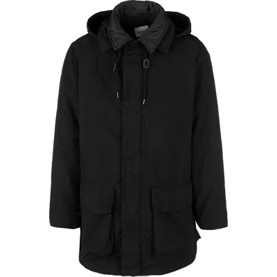 Aspesi Longshore Buttoned Parka In Black