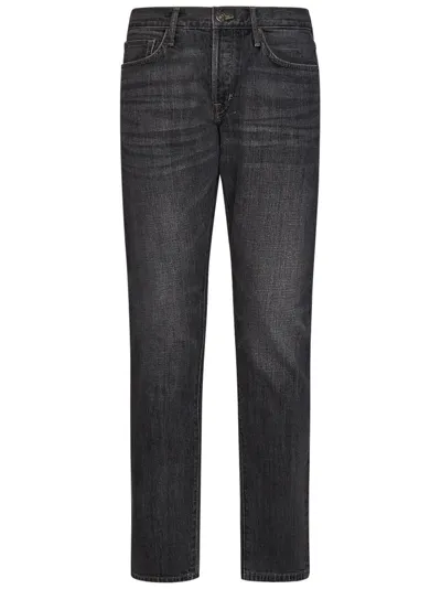 Tom Ford Washed Skinny Jeans In Grey