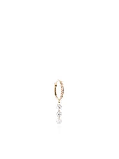 Persée 18k Yellow Gold Diamond Drop Earring