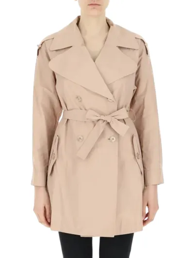 Pre-owned Liu •jo Trench Liu Jo Damen Aus Baumwolle, Farbe Poudre Rosen Modell: Ca3267 T3373 X0156 In Puderrosen