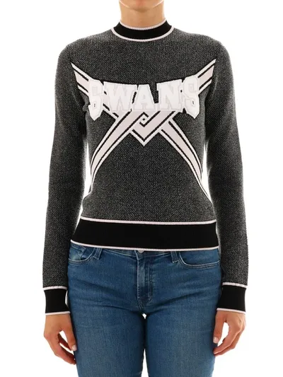 Off-white Swan Knitwear In Grey