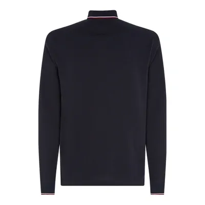 Tommy Hilfiger Long-sleeve Polo Shirt In 蓝色