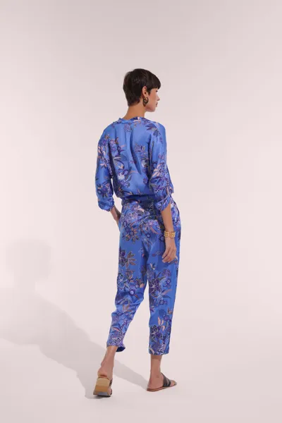 Poupette St Barth Pant Bel In Blue Leo Forest