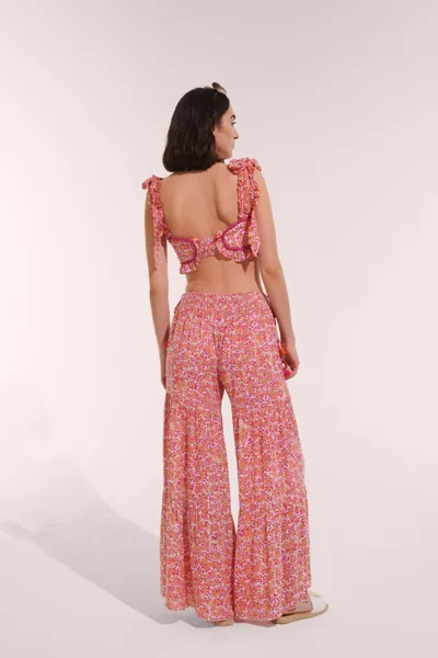 Poupette St Barth Pant Soledad In Pink Net