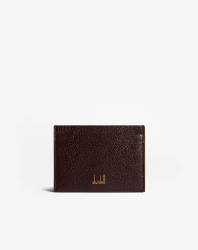 Dunhill Duke Fine Leather Card Case In Red