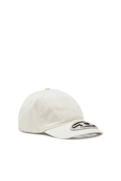 Diesel Baseball Cap With Metal Oval D Plaque In Tobedefined