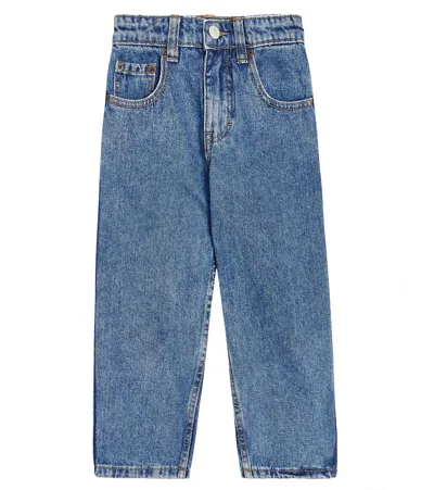 Molo Kids' Straight Jeans In Blue