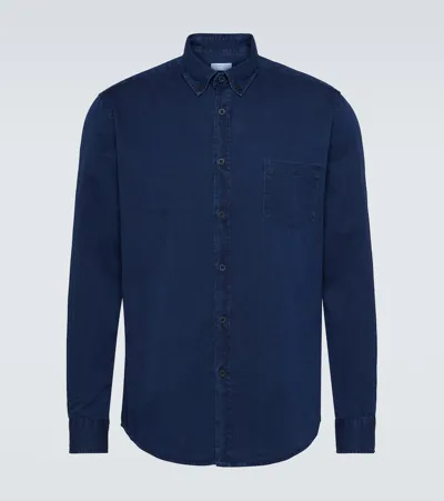 Sunspel Denim Shirt In Indigo