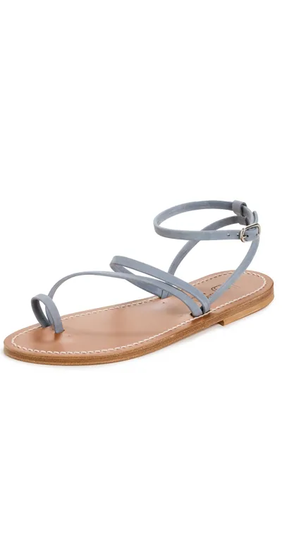 Kjacques Flat Sandals K. Jacques Woman In Grey