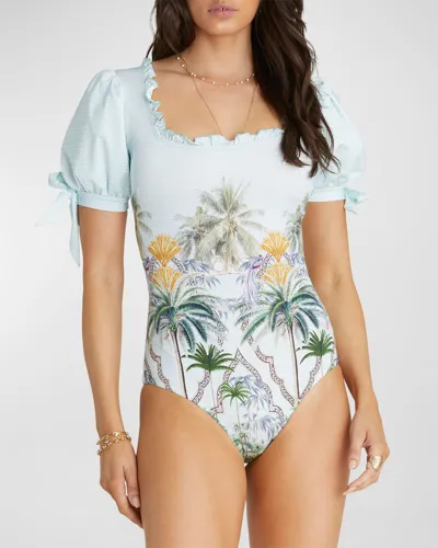 Aqua Blu Australia Palmilla Joanna One-piece Swimsuit