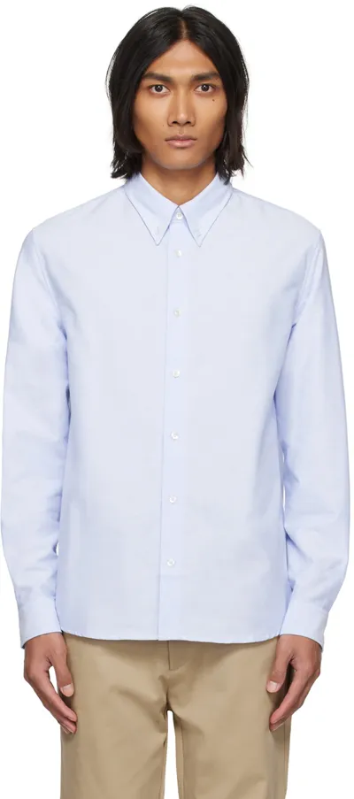 Apc Blue Greg Shirt In Iab Light Blue