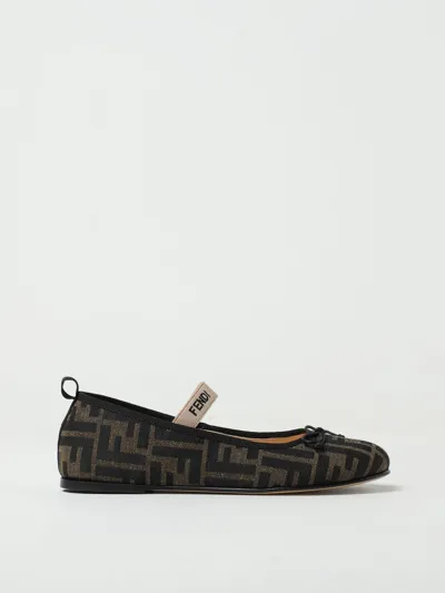 Fendi Schuhe  Kids Kinder Farbe Tabak In Tobacco