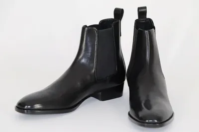 Pre-owned Hugo Boss Chelsea Boots, Mod. Culth_cheb_lt, Gr. 44 / Uk 10 / Us 11, Black In Schwarz