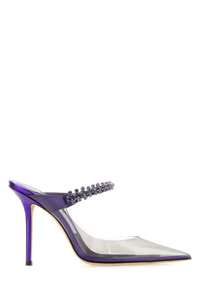 Jimmy Choo Scarpe Con Tacco-38.5 Nd  Female In Purple