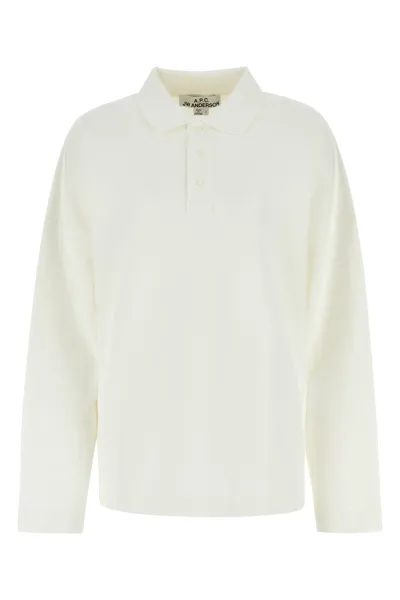 Apc Polo Per Jw Anderson-s Nd A.p.c. Female In White