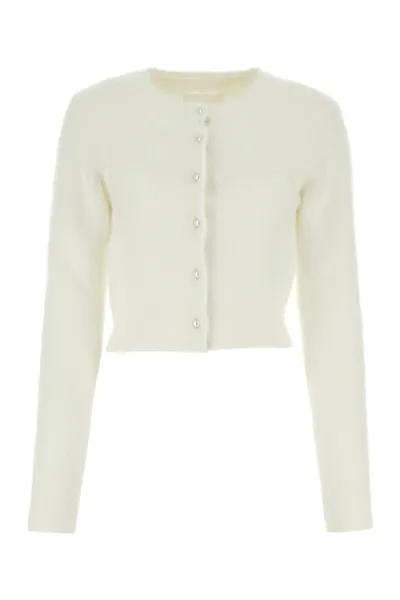 Maison Margiela Cardigan In White