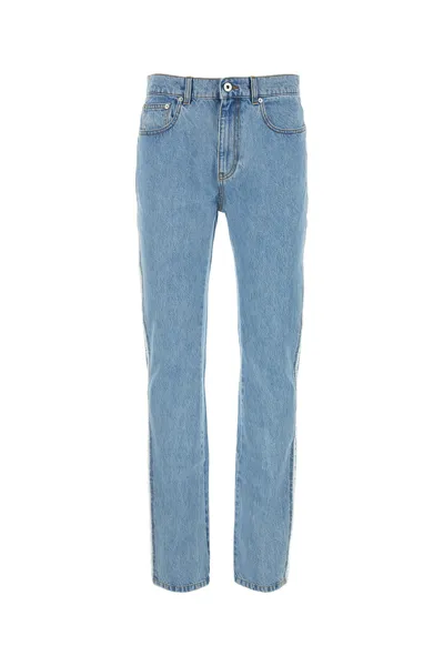 Jw Anderson Straight Leg Jeans In Blue