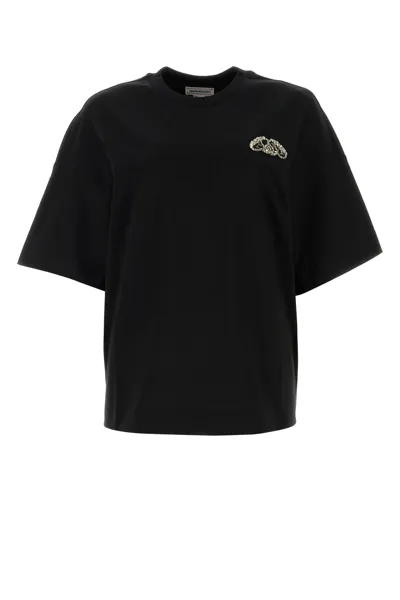 Alexander Mcqueen T-shirts In Black