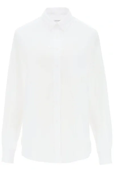 Saks Potts William Poplin Shirt In White