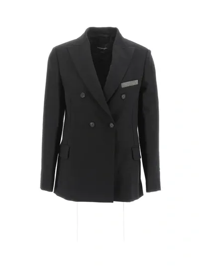 Fabiana Filippi Jacket In Nero