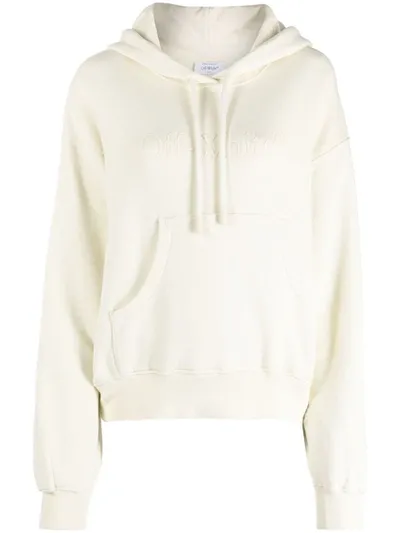 Off-white Sweatshirt With Logo In Beige