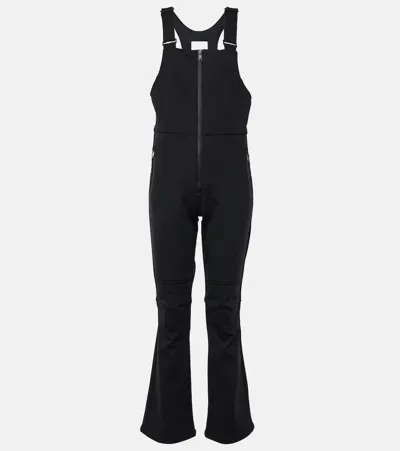 Yves Salomon Belted Ski Suit In Black