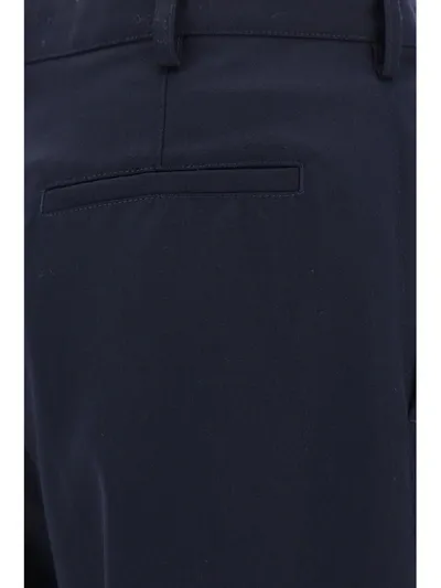 Mtl Pantaloni Gol In Wool Blue