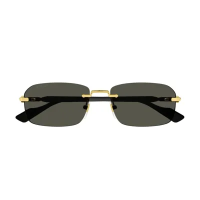 Gucci Gg1221s 001 Sunglasses In Nero