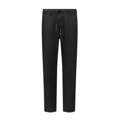 Givenchy Drawstring Denim Pants In Black