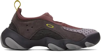 Oakley Factory Team Taupe Flesh Sandals In Purple