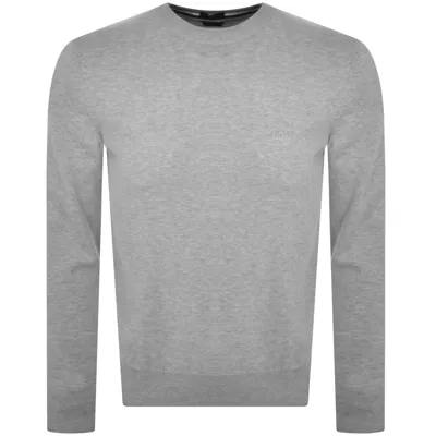 Boss Business Boss Pacas L Knit Jumper Grey