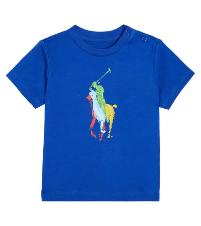 Polo Ralph Lauren Baby Set Aus T-shirt Und Shorts In Multicoloured