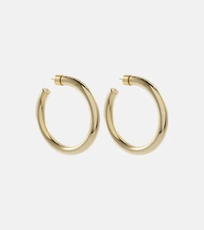 Jennifer Fisher Samira Baby 14kt Gold-plated Hoop Earrings