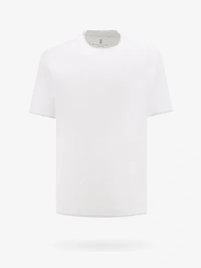 Brunello Cucinelli T-shirt In White